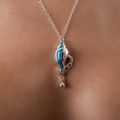 pen39-b-pendentif-coquillage-argent-bleu